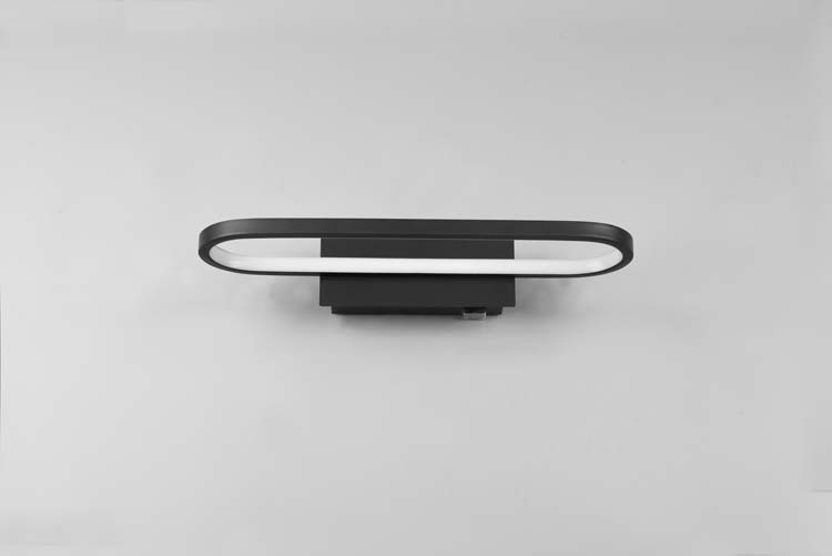 Badkamerverl wandlamp LED zwart IP44 17W 1700lm