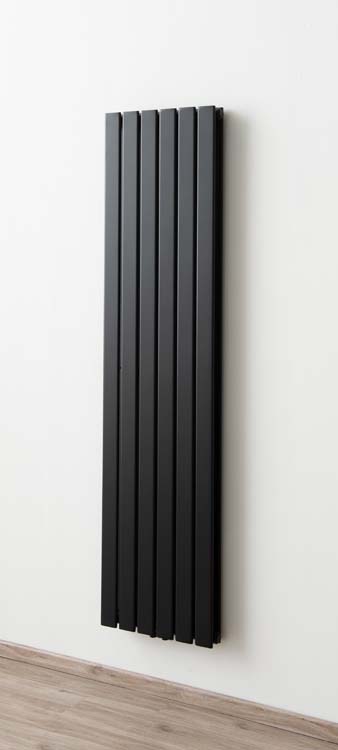 Radiateur Dana 180 x 45,6 cm double noir mat 1623 watt