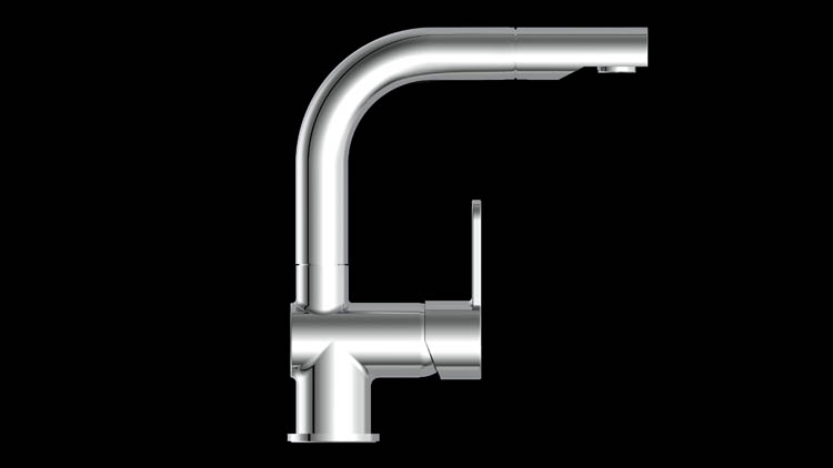 Wastafelkraan Levi chroom