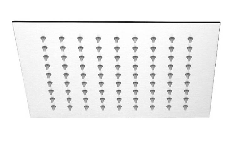 Douchekop Scarlet vierkant RVS chroom 20x20cm