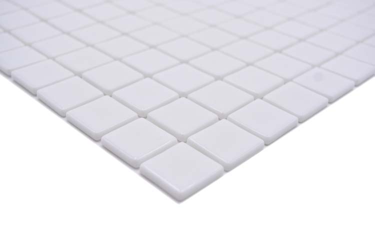 Mosaïque Eco blanc brillant 31,6x31,6cm