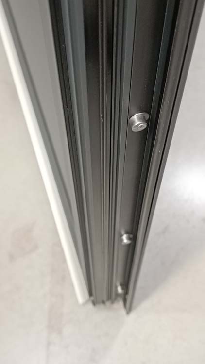 Buitendeur alu Aveiro antraciet L maatwerk