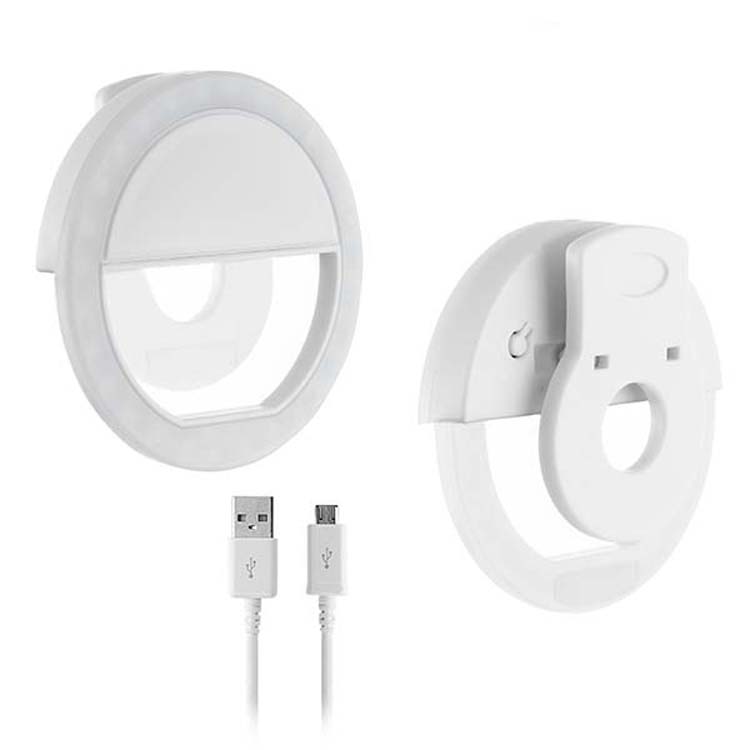 Anneau lumineux pour selfie rechargeable