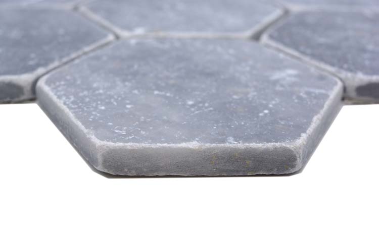 Mosaïque bluestone hexagone 19,9 x 26,2 cm