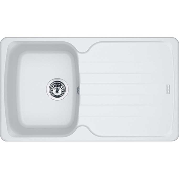 Évier Franke Antea blanc metallisé 86x50cm