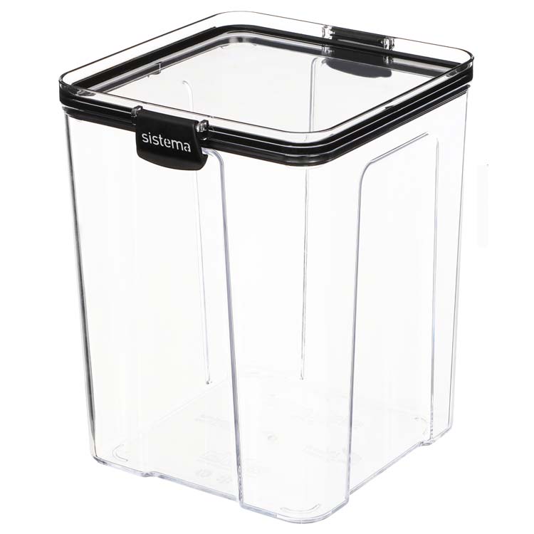 Boîte de rangement Sistema ultra noire 2.75 L