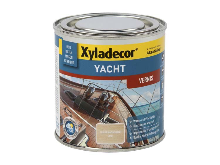 Xyladecor bootvernis extra waterbestendig zijdeglans 0,25l kleurloos