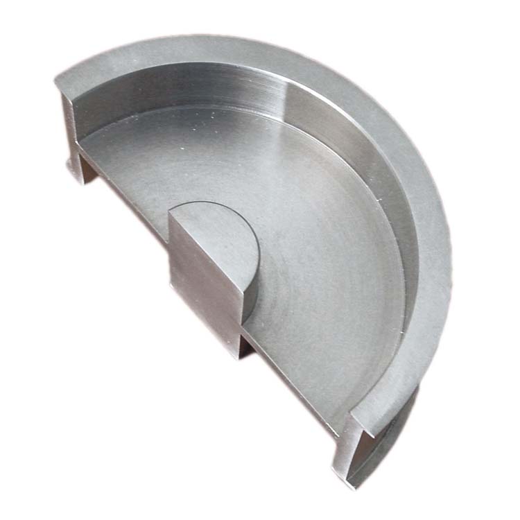 Coquille de porte demi-lune mas 43mm inox pl/pièce