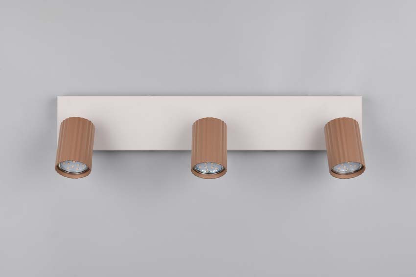 Spot en saillie - Café - 50x9x14,5cm - Dimmable - GU10 - 3x10W