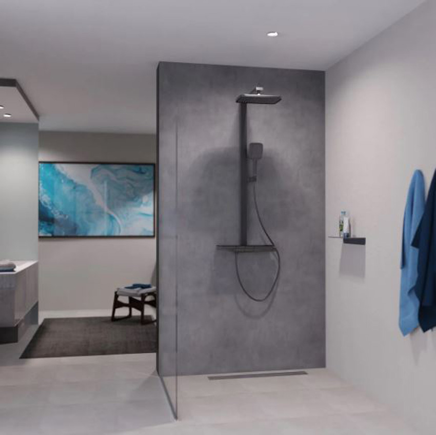 Colonne de douche Hein thermostatique graphite mat