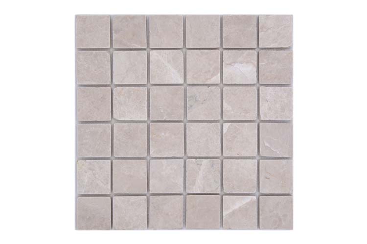 Mosaïque Botticino beige mat 30,5x30,5cm