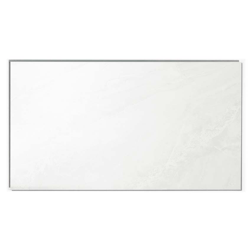 Panneau mural Dumawall+ Evora gloss marbre blanc 50x90cm