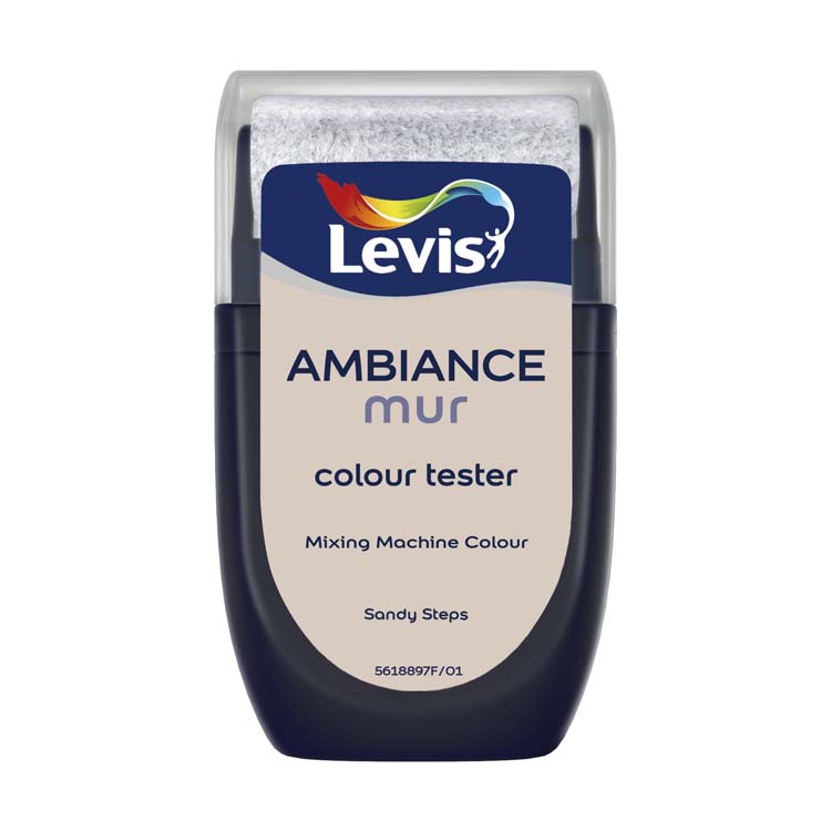 Levis Ambiance tester muurverf mat 30ml SANDY STEPS