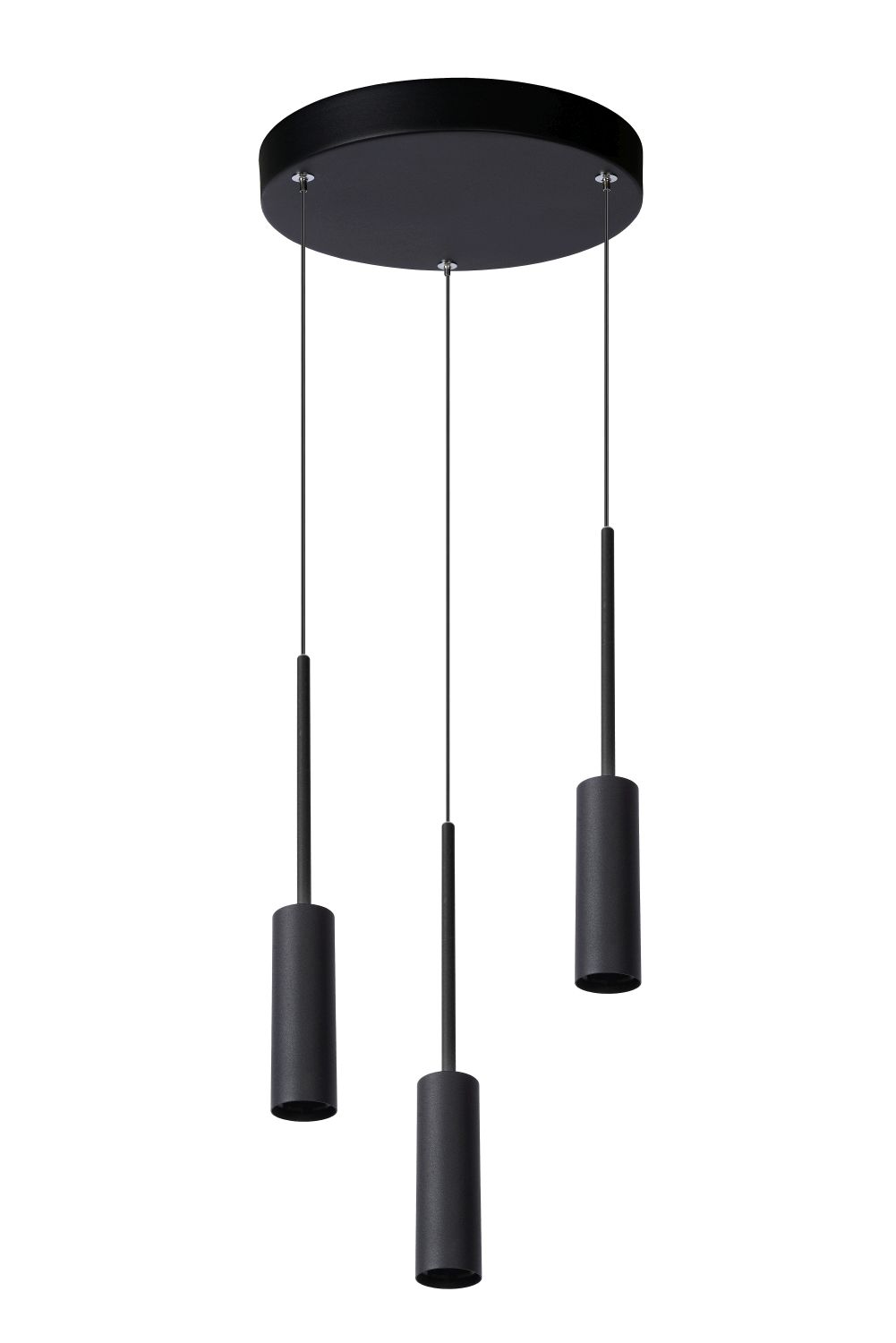 Suspension - noir - LED - 3x7W - 2700K