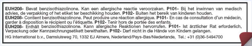 HG détergent intensif pour cuir HG détergent intensif pour cuir