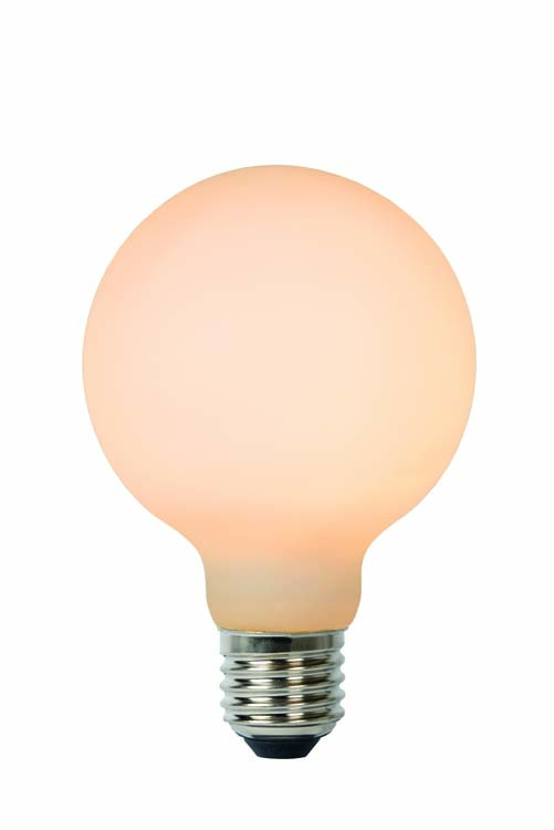 G80 - Filament lamp - Ø 8 cm - LED Dimb. - E27 - 1x8W 2700K - 3 StepDim - Opaal