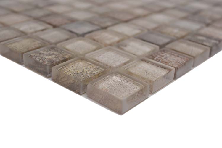 Mosaïque Crystal Wildlife beige brillant 29,8x29,8cm