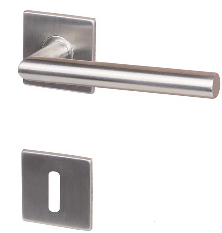 Deurkruk linea square inox mod.65