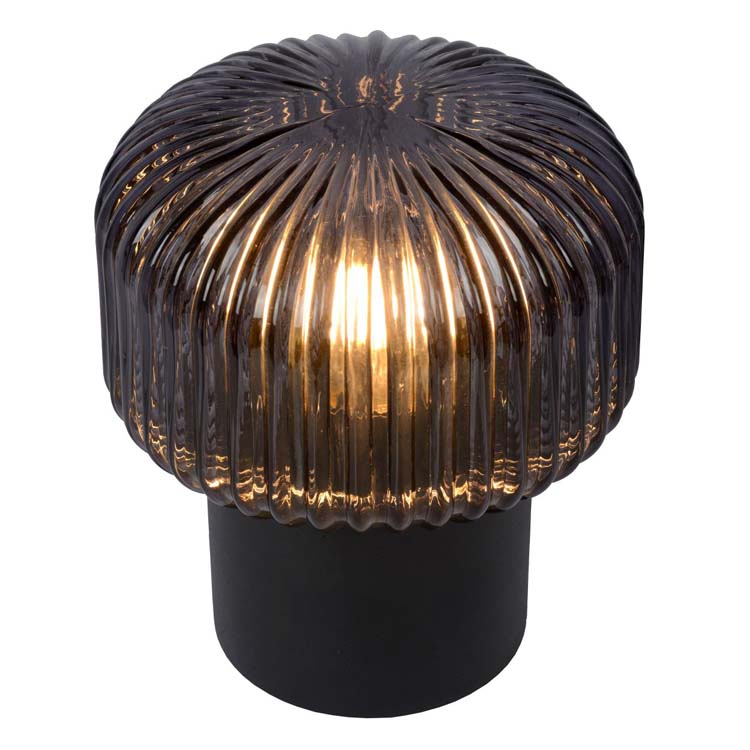 Lucide JANY - Lampe de table - Ø 16 cm - 1xE14 - Noir