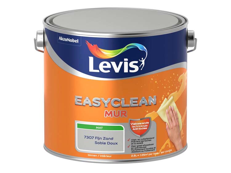 Levis Easyclean muur mat fijn zand 2,5L