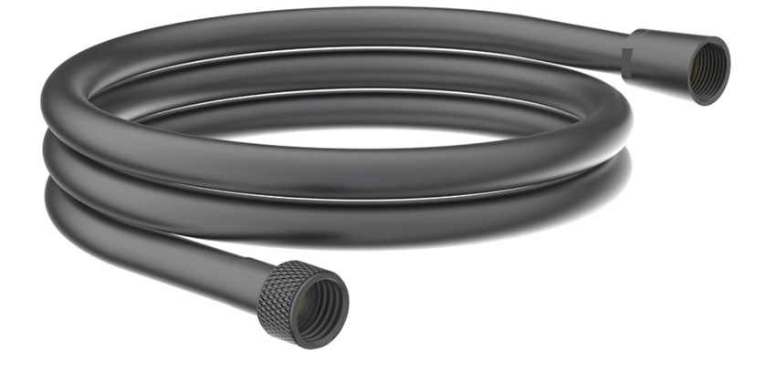 Flexible de douche Flexflow plastique graphite mat 150cm