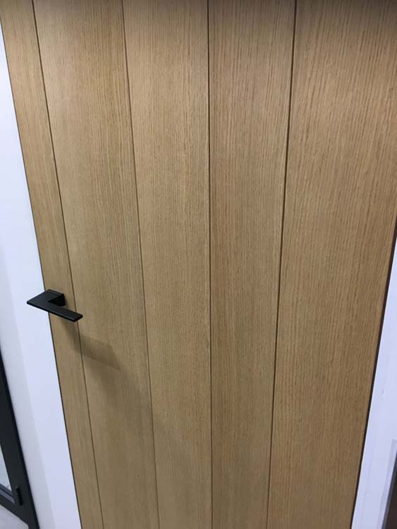 Bloc-porte Xinnix X40 Kit+pann.porte placage chêne planches 73x211.5cm