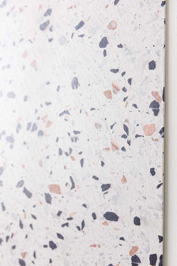 Panneau de douche Milo Slate aspect terrazzo 91,4x243,8c