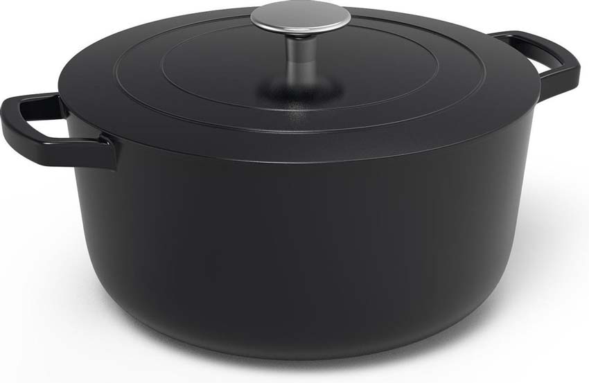 Cocotte avec couvercle bleu foncé Ø10cm