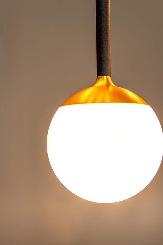 Lucide Premium Calina - Hanglamp - Ø9,9cm - LED dimbaar - CCT - 1x7W - 2200K/3300K - Met vervangbare LED-module - Zwart