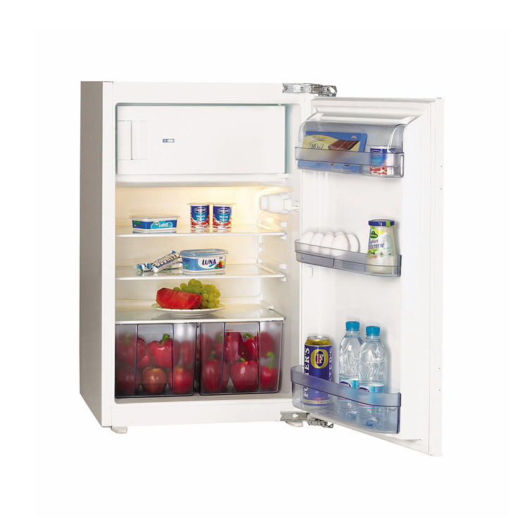 Hoekkeuken zwart/eik donker 310x172cm - vitrokeramische kookplaat en zwarte wanddampkap - met toestellen