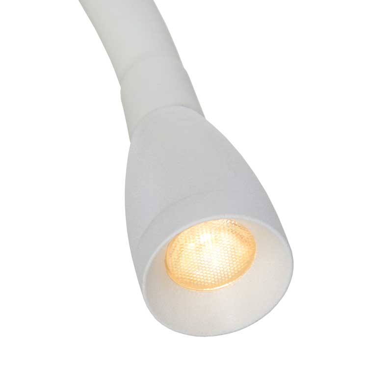 Lucide GALEN-LED - Lampe de chevet - LED - 1x3W 3000K - Blanc