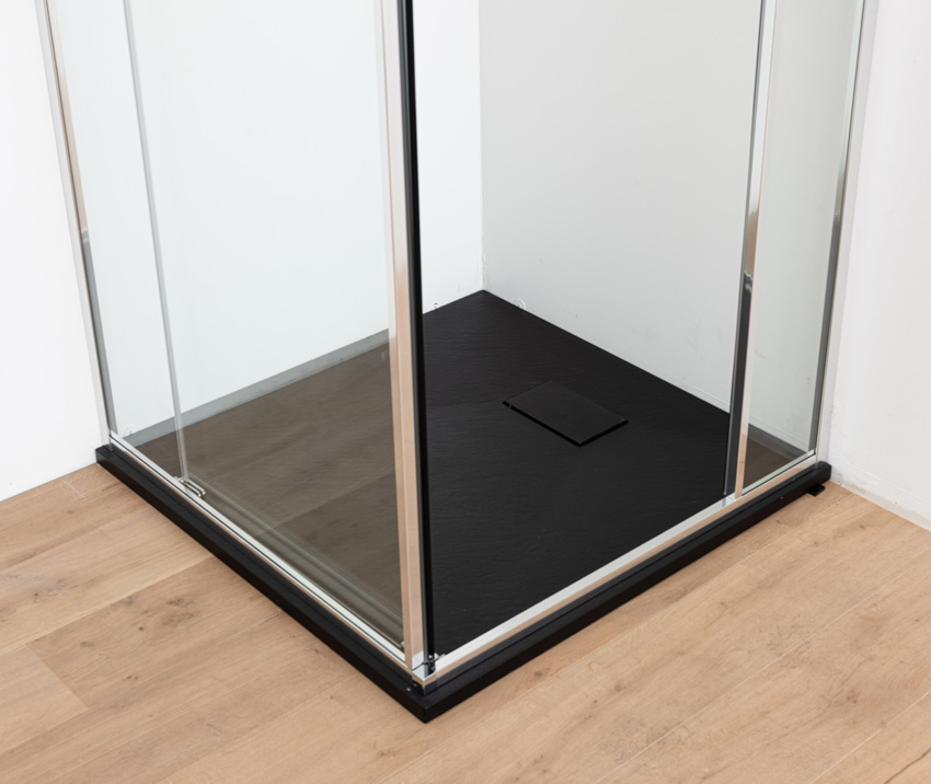 Douche d'angle Ares chrome 90x90x190cm