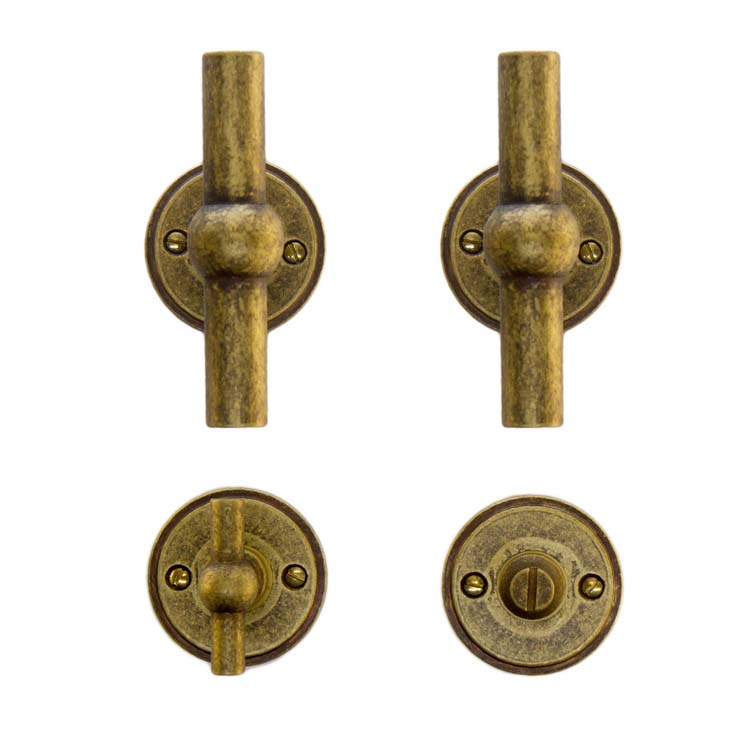 Deurkruk pro grado T+T oud geel met WC-slot