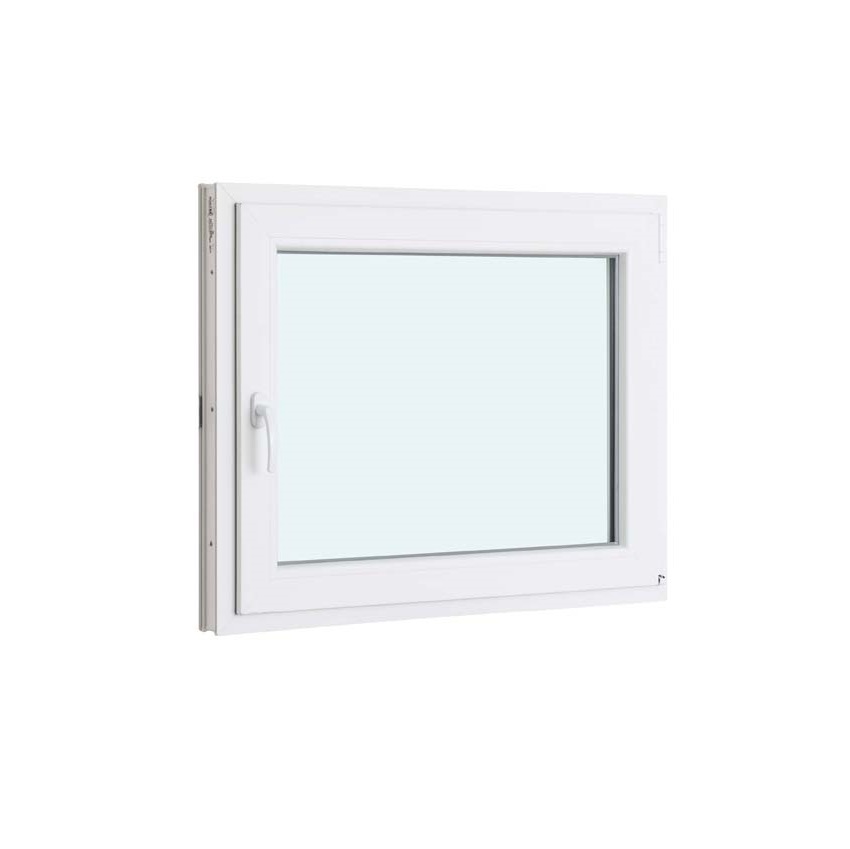 1-VL draaikiepraam pvc wit budget B800XH500 mm rechts 1-VL draaikiepraam pvc wit budget B800XH500 mm rechts