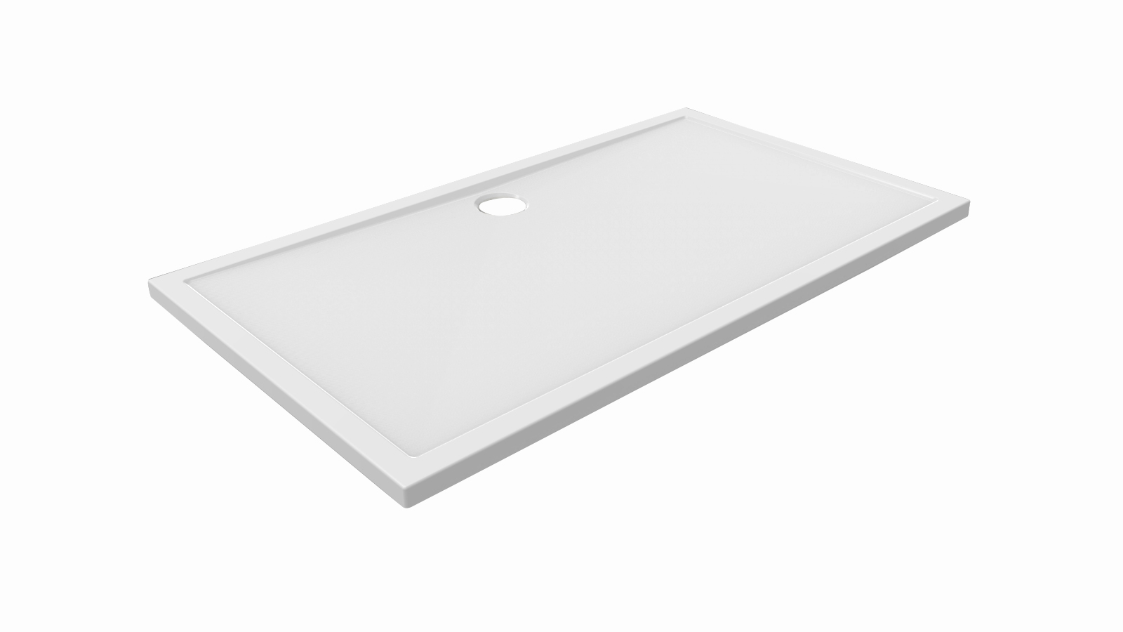 Douchebak Horst acryl mat wit 160x90cm