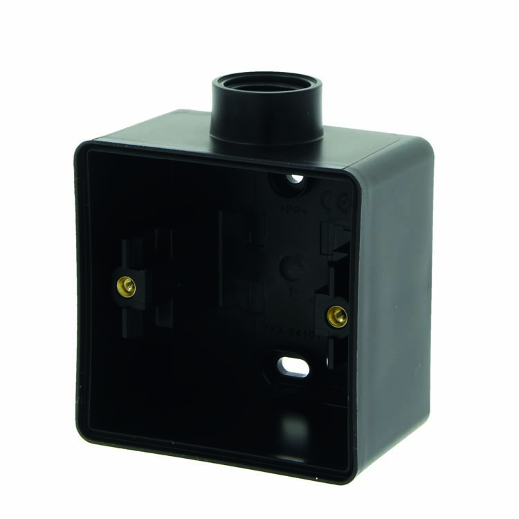 Niko Hydro Boîte Simple 1 Entrée Noir