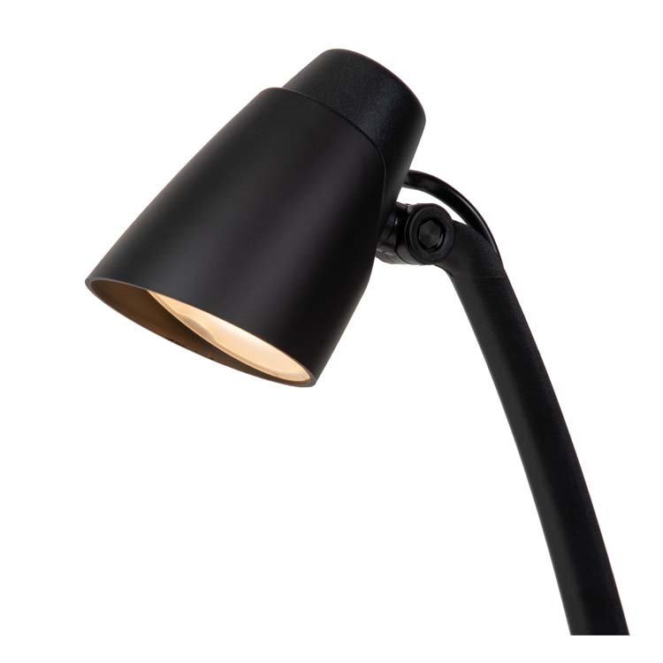 Lampe de bureau - noir - H40cm - LED - 4,5W - 3000K