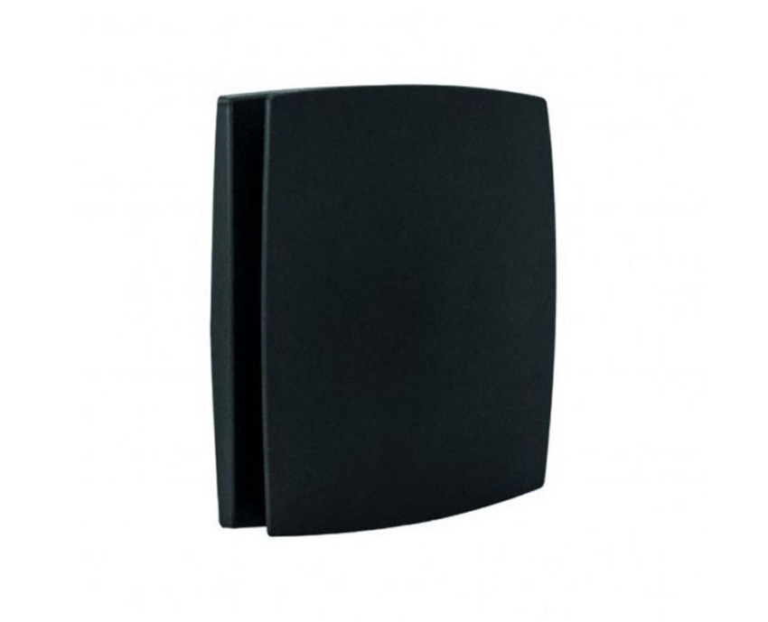 Cache pour ventilateur salle de bain noir Ø12,5cm