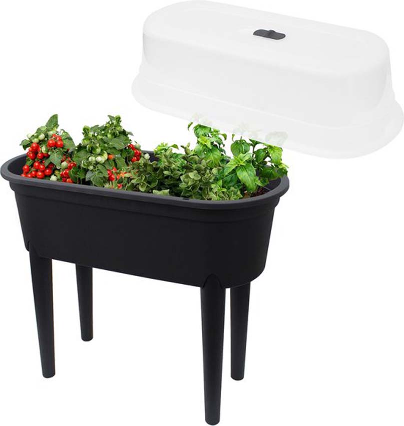 Kweektafel zwart 77x38x84cm