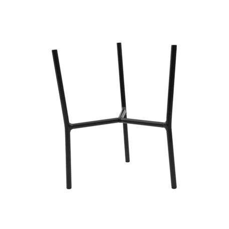 Support de plantes Point Virgule noir 16 x 15,5 cm