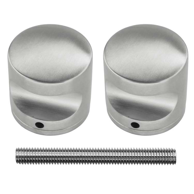 Top pro h 50 massif inox plus paire épaisseur porte>3cm