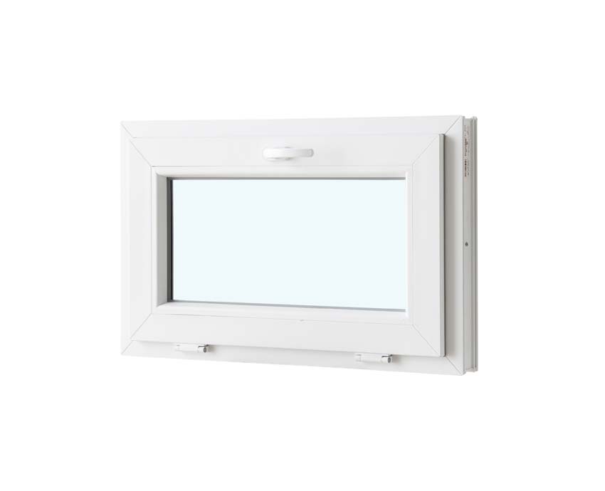 Châssis battant pvc blanc budget B800XH600 mm