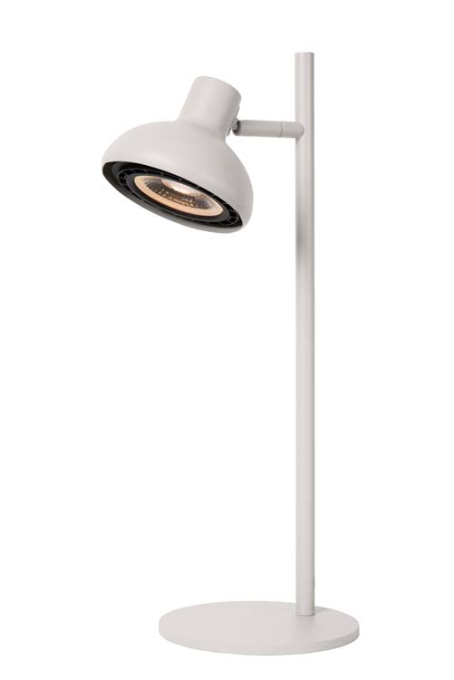 Lucide SENSAS - Tafellamp - Ø 18 cm - 1xES111 - Wit