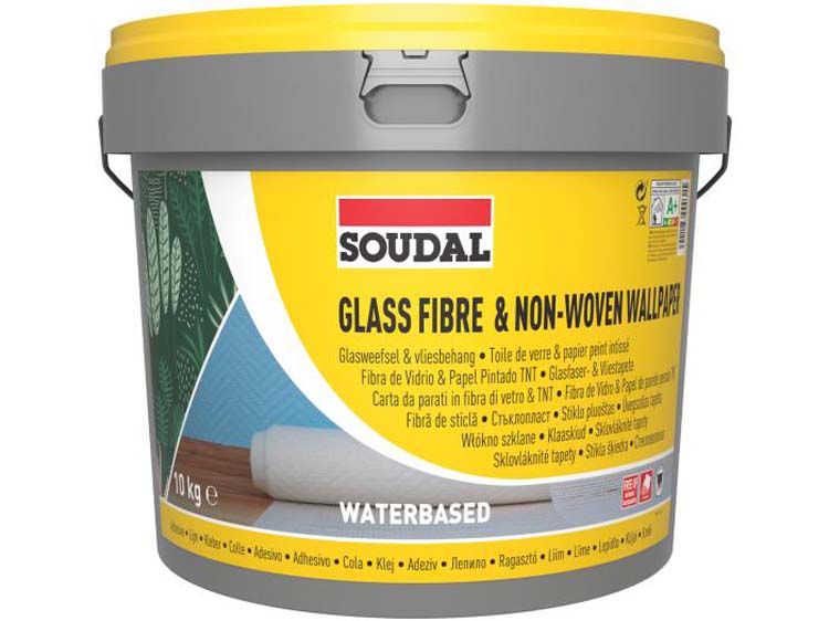 Soudal glasweefsel en vliesbehanglijm 10kg