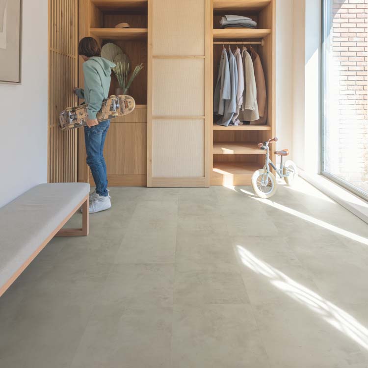 Stratifié Quick-Step Muse 8mm gris 120x39,6cm