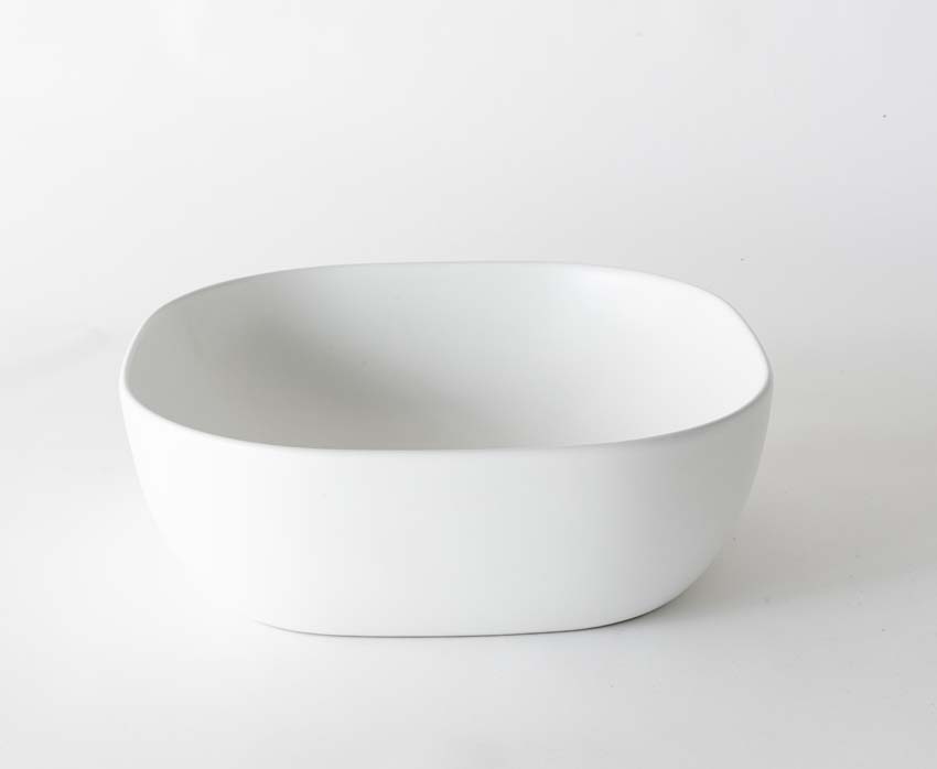 Vasque à poser Griet blanc mat 42x42x14,5cm Vasque à poser Griet blanc mat 42x42x14,5cm