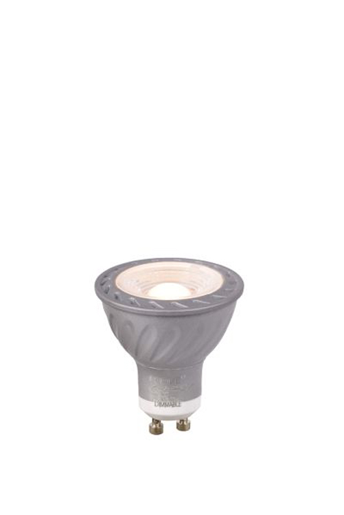 Ampoule LED - GU10 - grise - Ø5cm - dimmable - 7W - 500lm - 2700K