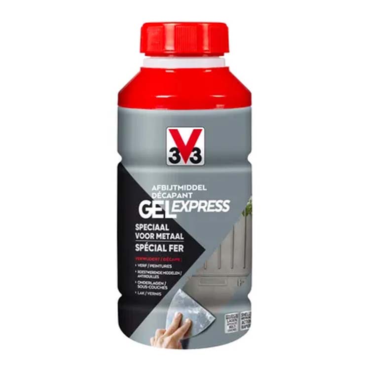 V33 afbijtmiddel Gel Express Speciaal Strijkijzer 0,5L