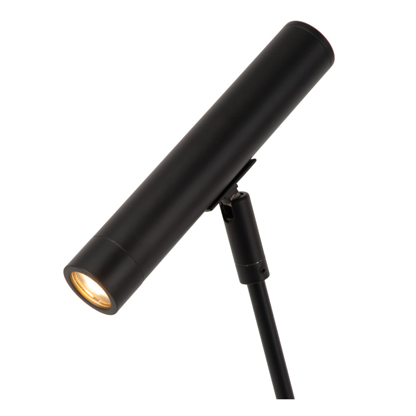 Lampadaire - LED 3 dimmable - G9 - 1x3W 2700K - Anneaux interchangeables inclus - Noir