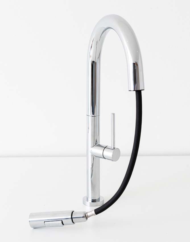 Robinet de cuisine Maverick chromé avec bec extractible Robinet de cuisine Maverick chromé avec bec extractible